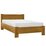 łóżko sosnowe 140x220 proste linie bez śrub nowoczesny wygląd drewno producent