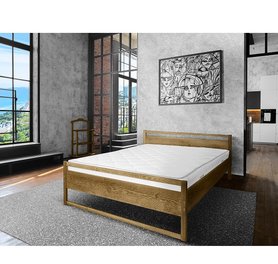 łóżko sosnowe 140x200 bez śrub mocne proste boki producent łóżek prudnik woj opolskie śląskie dolnośląskie