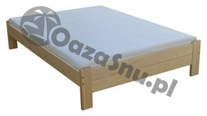 łóżko sosnowe 120x220 producent prudnik woj opolskie niski zagłówek