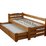 łóżko z wysuwanym dodatkowym spaniem dla dzieci 80x180 producent łóżek prudnik