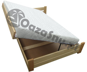 producent łóżek sosnowych z pojemnikiem 140x210 praktyczne łóżko ze schowkiem na rzeczy