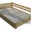 producent łóżek na wymiar tapczan drewniany do sypialni 140x210