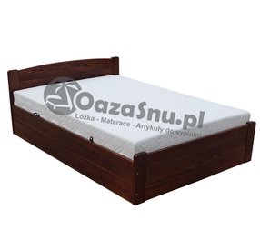 łóżko 120x210 głęboki pojemnik na pościel 120x200 stelaż elastyczny producent łóżek opolskie