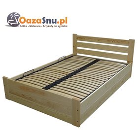 łóżko 100x200 głęboki pojemnik na pościel stelaż elastyczny producent łóżek opolskie