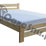 łóżko drewniane 100x220 cm wygodne sprzątane podłogi dla alergików producent